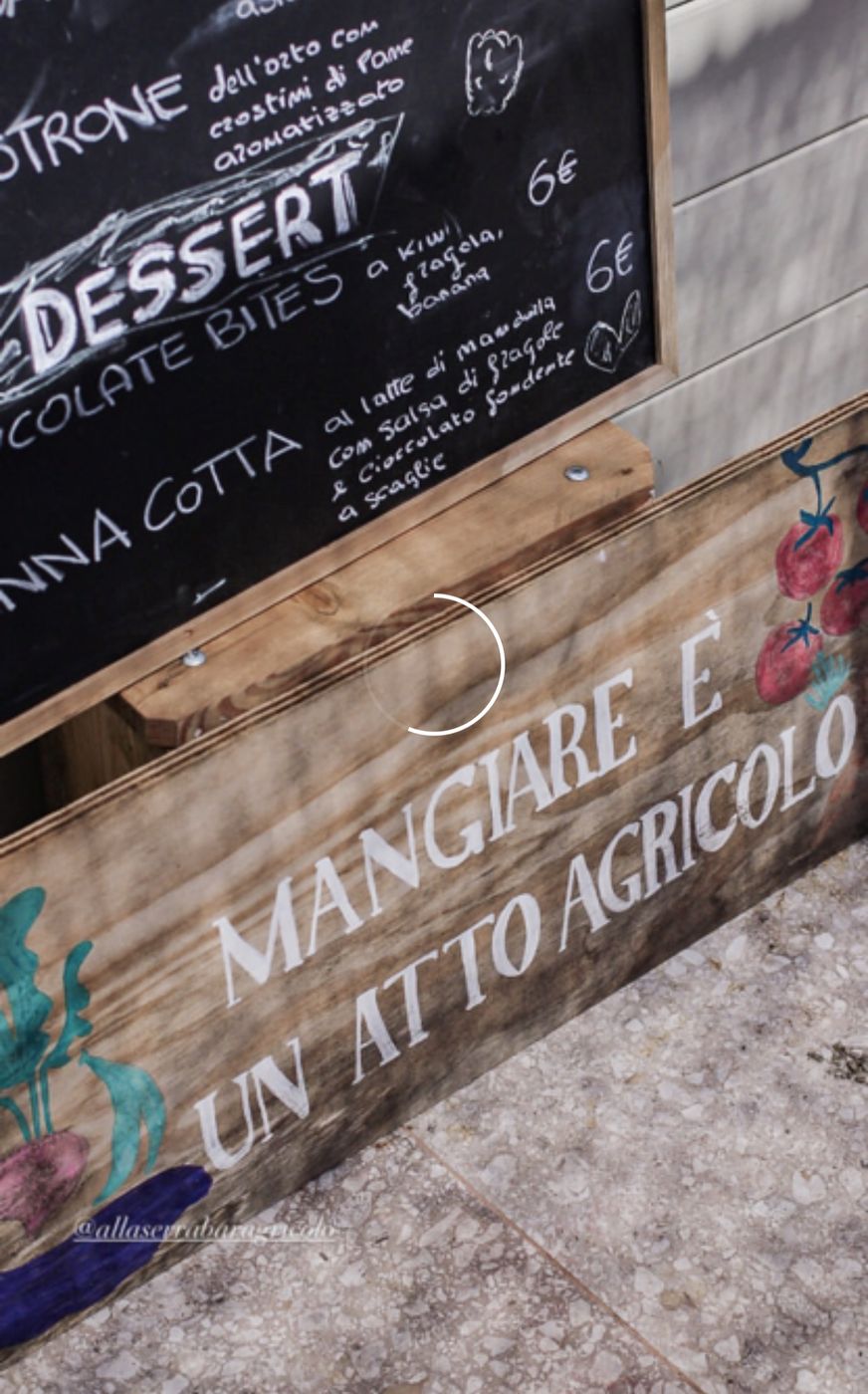 Mangiare è un atto agricolo