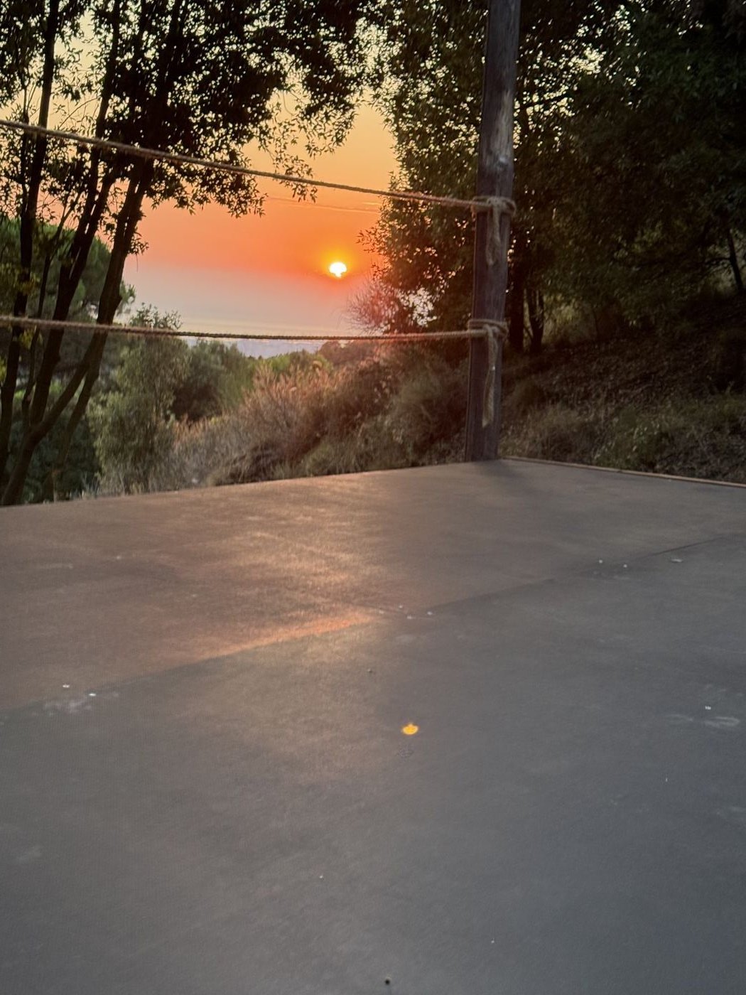 Tramonto sulla Pedana